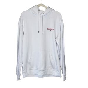 Harmony USA White Logo Hoodie
